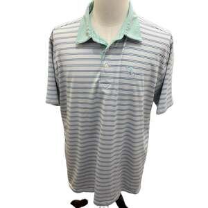 Local Boy Outfitters Kiawah Striped Performance Polo